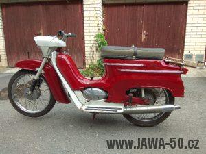 Vývozní (exportní) motocykl Jawa 05 Standard z roku 1965 pro východní Německo