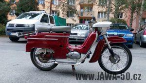 Vývozní (exportní) motocykl Jawa 05 Standard z roku 1965 pro východní Německo