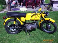 Vývozní motocykl Jawa 50 typ 23 Golden Sport z roku 1972