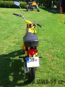 Vývozní motocykl Jawa 50 typ 23 Golden Sport z roku 1972