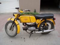 Vývozní motocykl Jawa 50 typ 23 Golden Sport z roku 1972