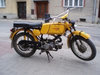 Vývozní motocykl Jawa 50 typ 23 Golden Sport z roku 1972