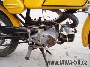 Vývozní motocykl Jawa 50 typ 23 Golden Sport z roku 1972