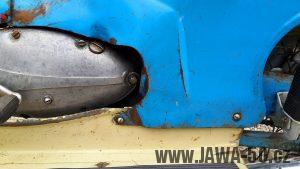 Motocykl Jawa 05 Pionýr z roku 1962 v originálním stavu