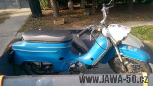 Motocykl Jawa 50 typ 21 Sport z roku 1974