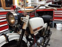 Vývozní motocykl Jawa 23A Mustang z roku 1973 v originálním stavu