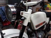 Vývozní motocykl Jawa 23A Mustang z roku 1973 v originálním stavu