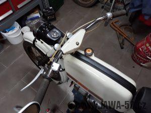 Vývozní motocykl Jawa 23A Mustang z roku 1973 v originálním stavu