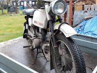 Vývozní motocykl Jawa 23A Mustang z roku 1973 v originálním stavu