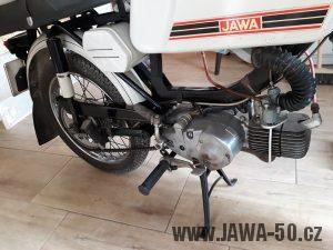 Vývozní motocykl Jawa 23A Mustang z roku 1973 v originálním stavu