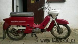 Jawa 50 typ 221 Sport (Pionýr) z roku 1977, jeden s posledních vyrobených kusů