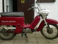 Motocykl Jawa 221 Pionýr z roku 1977, poslední vyráběné provedení