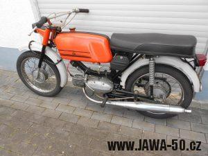 Jawa 23 Golden Sport 4. generace - vývoz do Západního Německa (1974)