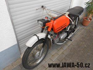 Jawa 23 Golden Sport 4. generace - vývoz do Západního Německa (1974)