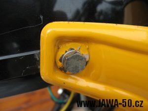 Jawa 23 Golden Sport 3. generace - držák předního světla