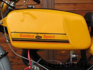 Jawa 23 Golden Sport 3. generace - nádrž zleva