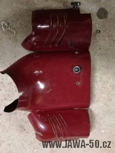 Motocykl Jawa 550 Pionýr (pařez) z roku 1956 v původním originálním stavu - prsíčka