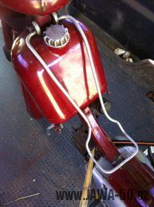 Zajímavý motocykl Manet 550 Pionýr (Jawa) z roku 1957