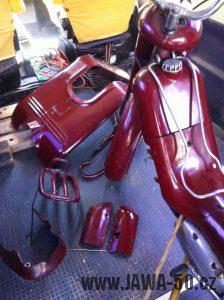 Zajímavý motocykl Manet 550 Pionýr (Jawa) z roku 1957 - revmaplechy (dobový dolplněk)